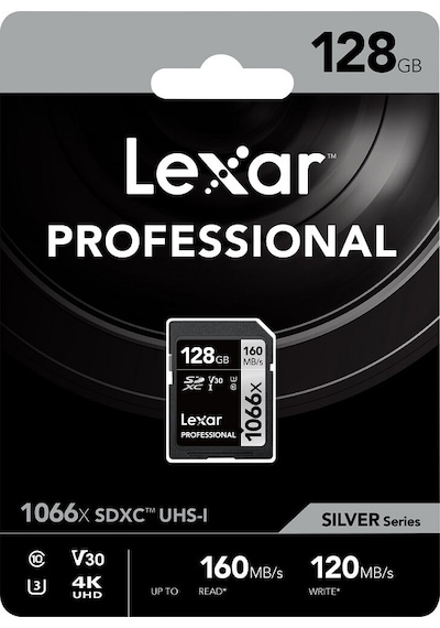 Lexar Professional 1066X LSD1066128G-BNNNG 128 GB SDXC UHS-I V30 U3 Hafıza Kartı