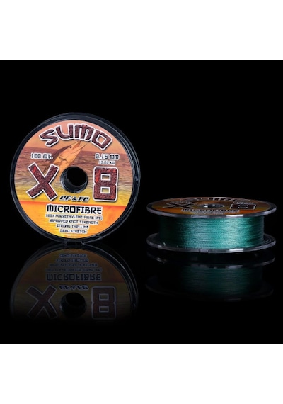 Effe Sumo X8 150 Mt. 0,20mm Yeşil İp Misina - Standart