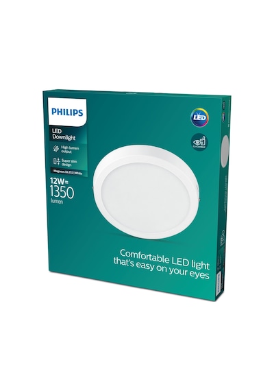 Philips Magneos Yuvarlak Tavan Lambası 12W 1350 Lumen 4000K Gün Işığı (21 cm)