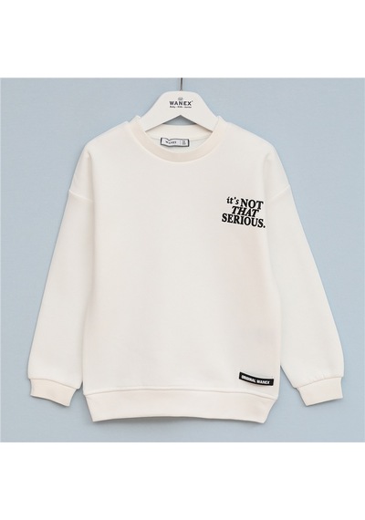 Wanex Kız Çocuk Uzun Kol Kalın Sweat - 32305 Pembe