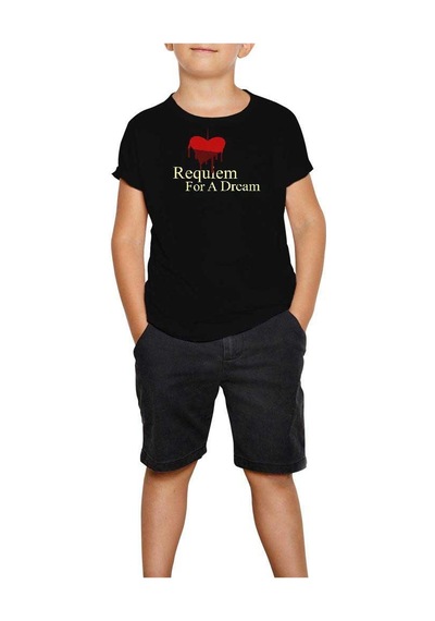Zepplin Giyim Requiem For A Dream Siyah Çocuk Tişört