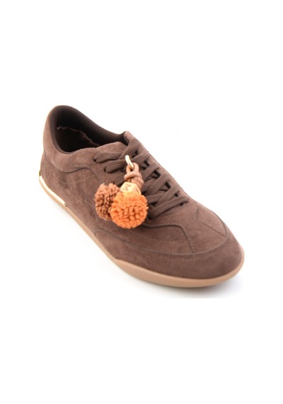 Bambi Kahve Süet Kadın Sneaker K01791074172