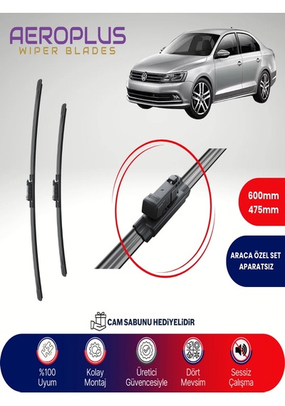 Aeroplus VW Jetta Muz Silecek Takımı 2011-2019