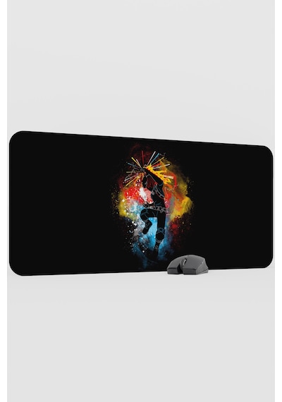 Shoto Todoroki Anime V5 - 90x40 Xxl Gaming Kauçuk Kaymaz Taban Mouse Pad Fare Altlığı