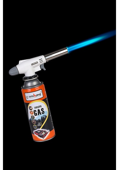 Senbang Camping Torch Kamp Hazır Pürmüz Seti Eco Kartuş 227 G + Pürmüz Kafası Çok Renkli