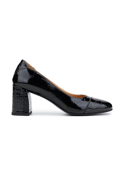 Relax Anatomic Kadın Hakiki Deri Siyah Comfort Ayakkabı 611 H61019 Bn Ayk Y25 Black Crc/black Vrnc Siyah