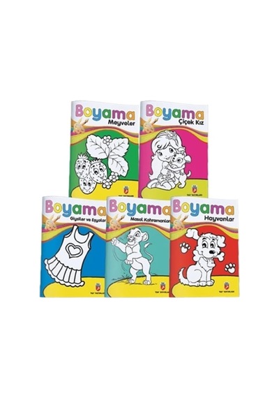Kalın Boyama 5 Kitap Takım