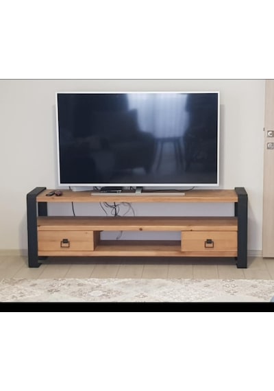 Masif Ahşap Tv Ünitesi (539811450)