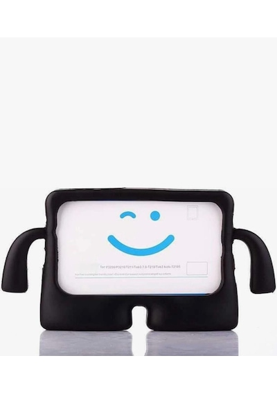 Lenovo Yoga Tab Tb710fu 11" Kılıf Kids İbuy Eğlenceli Emoji Standlı Kollu Silikon Arka Kapak