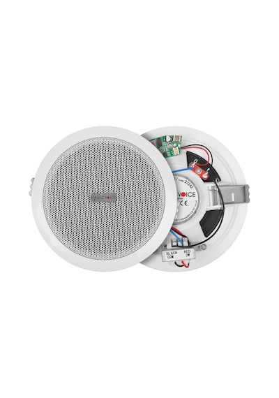 Magicvoice Tpı-350 5 İnç 13.5 Cm Hat Trafolu Alçıpan Asma Tavan Tipi Hoparlör Mağaza Kolon 6w Rms Mp3 Usb Uyumlu Beyaz