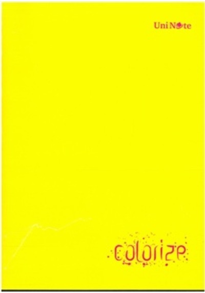 Çınar Dikişli 120 Yaprak Karton Kap.çizgili A4 Defter Sarı