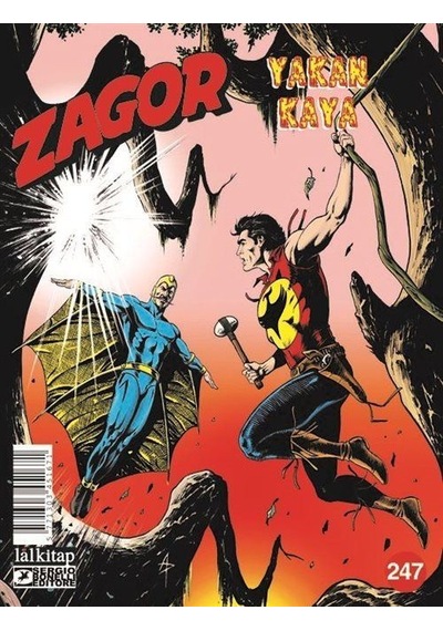 Zagor Sayı 247 - Yakan Kaya - Moreno Burattini - Lal