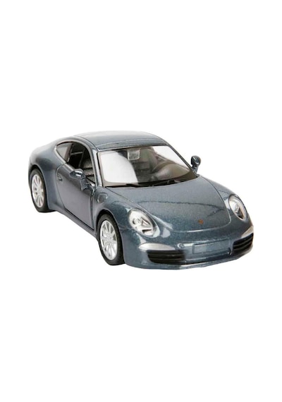 TıfılToys Hobbiez Lisanslı Porsche 911 Carrera Kapıları Açılabilir Model Diecast 1/32 Ölçek Metal Standlı Araç Gri