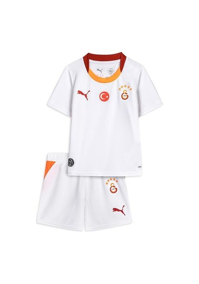 Puma Galatasaray 26/27 Çocuk Alternatif Beyaz Forma Seti