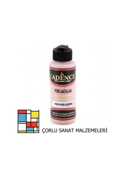 Premıum Akrilik Boya 4100 Pudra Pembe 120m Karışık, Çok Renkli
