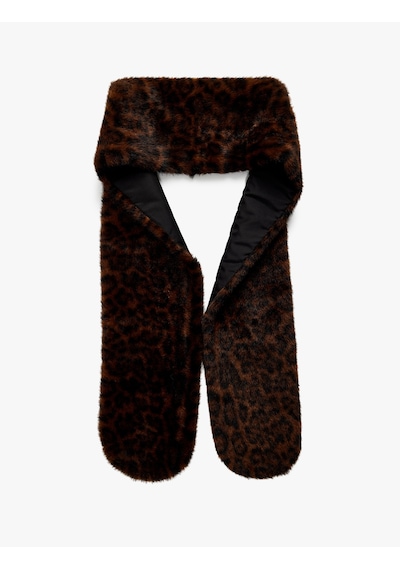 Koton Leopar Desenli Suni Kürk Atkı - Koton X Melis Ağazat Leopar Desenli 6wak50238aa Leopar Desenli Koton Leopar Desenli Suni Kürk Atkı - Koton X Melis Ağazat Leopar Desenli 6wak50238aa Leopar Desenli