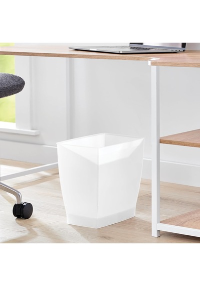 İdesign 64720eu Spa Rechteckiger Mülleimer, 11 Liter, Mattiert Belirtilmemiş