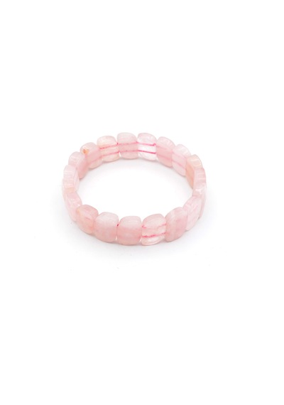 Murty99Doğaltaş Hakiki Doğal Pembe Kuvars Bileklik 001 N11.46288 Pembe