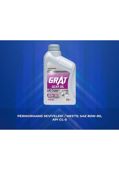 Grat 680901 Şanzıman Yağı 1 Litre 80w90 Apı Gl 4 Diğer