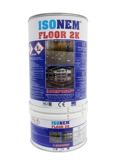İsonem Floor 2k Solventsiz Epoksi Zemin Boyası 5 Kg Şeffaf