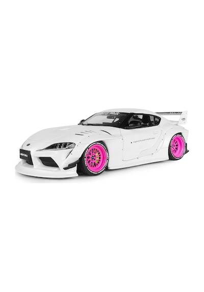 Solido S1815502 1/18 Toyota Gr Supra Lıberty Walk Body Kıt Whıte Pınk 2025