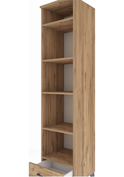 Hyperion Dolap 5 Raflı Tek Çekmeceli 44x44x195 Çam-çam Atlas Çam