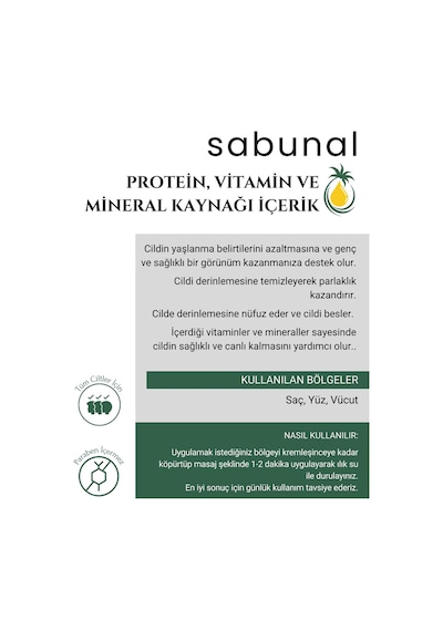 Sabunal Yosun Sabunu - Bakım Sabunu 100 G