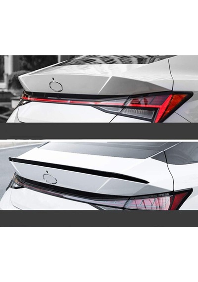 Hyundai Elentra 2021 Spoiler Piona Black Spoyler Plastik