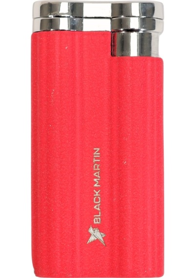 Black Martin Tek Torch Pürmüz Delicili Kırmızı Metal Puro Çakmağı - Tr9539