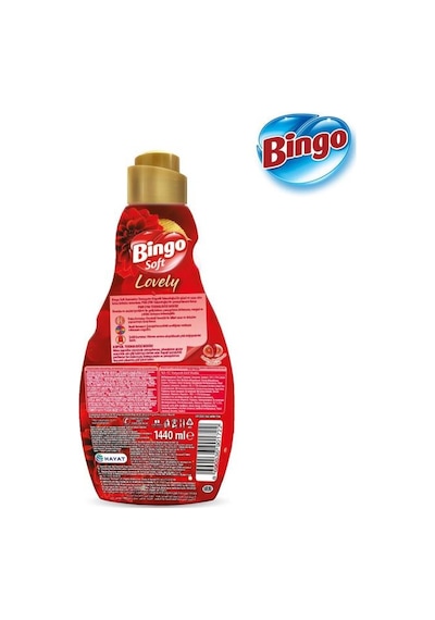 Bingo Soft Konsantre Çamaşır Yumuşatıcısı Lovely 1440 Ml X 6 Adet 6'lı Set
