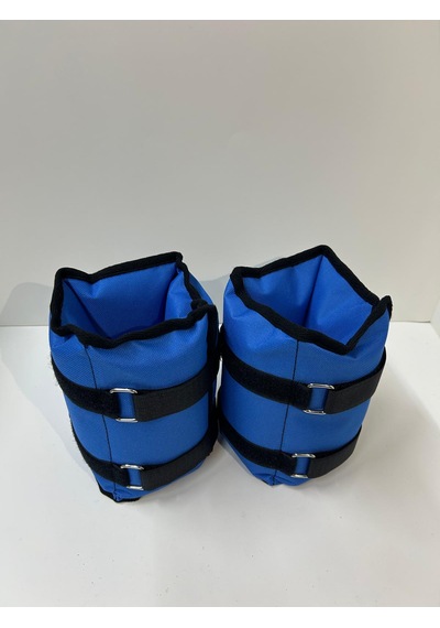 Me&ra Sport 2 Kg X 2 Adet El Ayak Bilek Ağırlık Seti Kum Ağırlık Torbası mavi