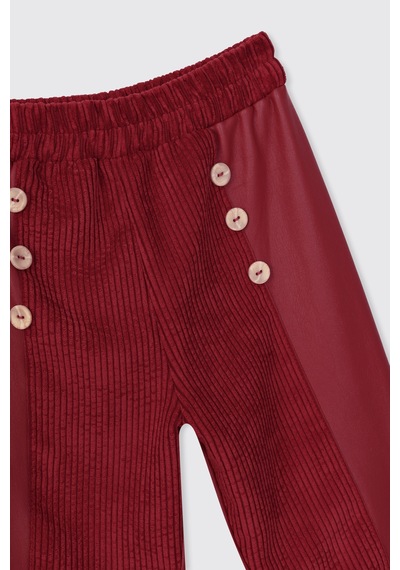 Panço Kız Çocuk Kırmızı Pantolon 2521gk04028