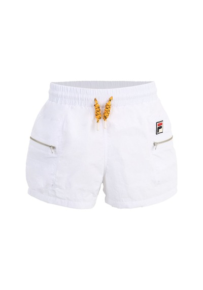 Beyaz Fila Kadın Şort Crinkle Lu411122 Beyaz