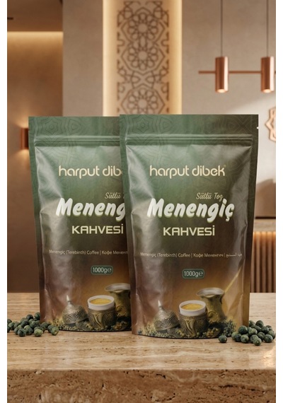 Sütlü Menengiç Kahvesi 1000 Gr 2 Li Paket Toplam 2 Kg Çedene Kahvesi Toz Geleneksel