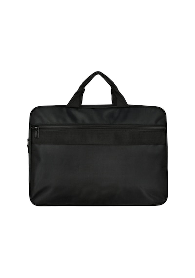 Galb Leather 17.2 Inc Is Ve Gunluk Kullanima Uygun Kopuk Korumali Laptop Ve Evrak Cantasi Siyah