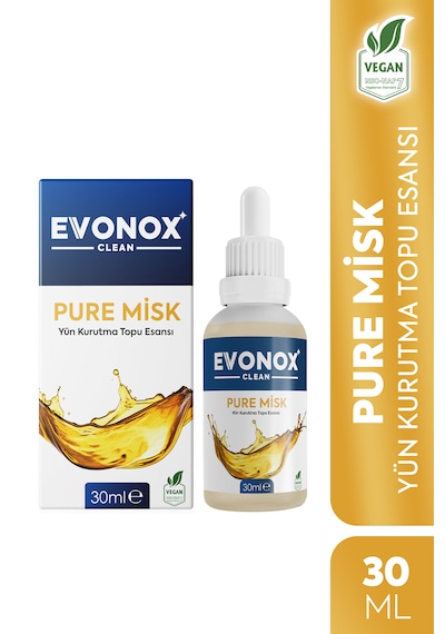 Clean Çamaşır Yün Kurutma Topu Esansı Pure Misk 30 Ml Tekli