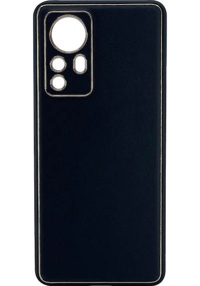 Nettech Xiaomi Mi 12 Pro Uyumlu Coco Leather Seri Arka Koruma Kılıf - Kırmızı Kırmızı