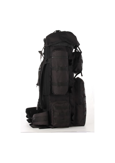 Strong Bag Strong 110 Lt Outdoor Askeri Operasyon Sırt Çantası Dağcı Kamp Arazi Çantası Seyahat Gezi Çantası Siyah