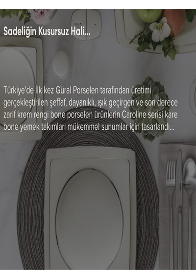 Güral Porselen 85 Parca Yemek Takımı