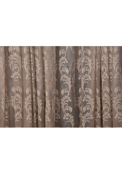Sarmaşık Vizon Dikilmiş Pileli Fon Perde 300x260 Cm Sarmaşık Vizon Dikilmiş Pileli Fon Perde 300x260 Cm
