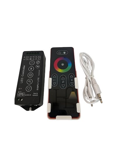 12-24 Volt 18 Amper Rgbw Touch Dokunmatik Led Kontrol Cihazı Ses Ve Müzik Kumandası