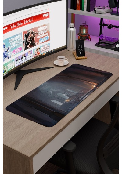 Split Fiction Kaymaz Dikişli Kauçuk Oyuncu Mousepad V5 - 70x30 Xl Gaming Mouse Pad Fare Altlığı