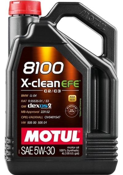8100 X-clean Efe 5w-30 Partiküllü Motor Yağı 4l 2025 Uretim