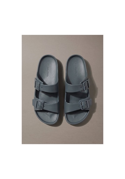 Calvin Klein Erkek Ergon Eva Double Bar Sandalet-16070 Mavi