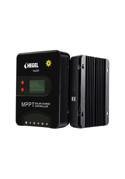 Hegel - İnges 30 Amper Mppt Solar Şarj Kontrol Cihazı - 12 / 24 Volt Akü Şarj Regülatörü - Kesici