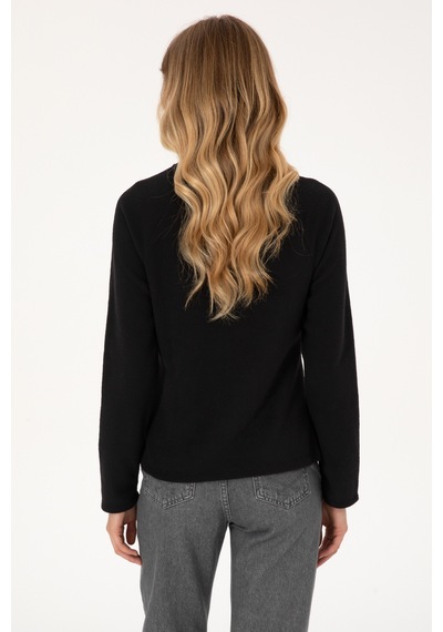 U.s. Polo Assn. Kadın Siyah Sweatshirt 50316714-vr046 Sıyah