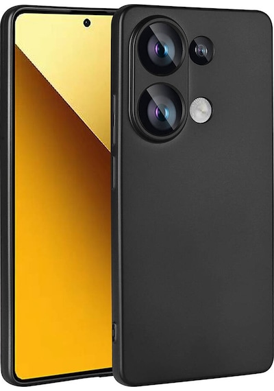 Kilifone - Xiaomi Uyumlu Poco M6 Pro 4g - Kılıf Mat Renkli Esnek Premier Silikon Kapak - Siyah