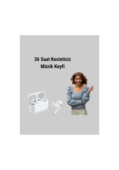 Suya Dayanıklı Gürültü Engelleyici Kablosuz Kulaklık Ergonomik Tasarım Yeni Nesil Renk