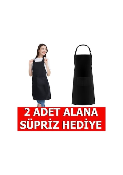 Bundera Apronix Ressam Önlüğü Sanat Boya Önlüğü Askı Cepli Önlük
