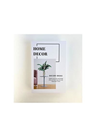 Bakgelal Kitap Görünümlü Dekoratif Kutu, Iskandinav Tarzı Gizli Saklama Kutusu Home Decor - Bgahomedecor